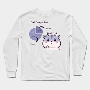 Cat Composition Long Sleeve T-Shirt